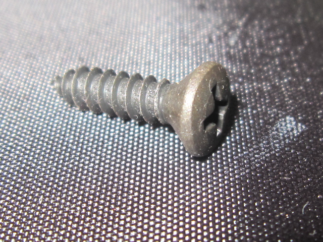 (image for) #10 X 1/2 W /#8 HEAD OVALHEAD TAPPING SCREW BLACK 10PC - Click Image to Close